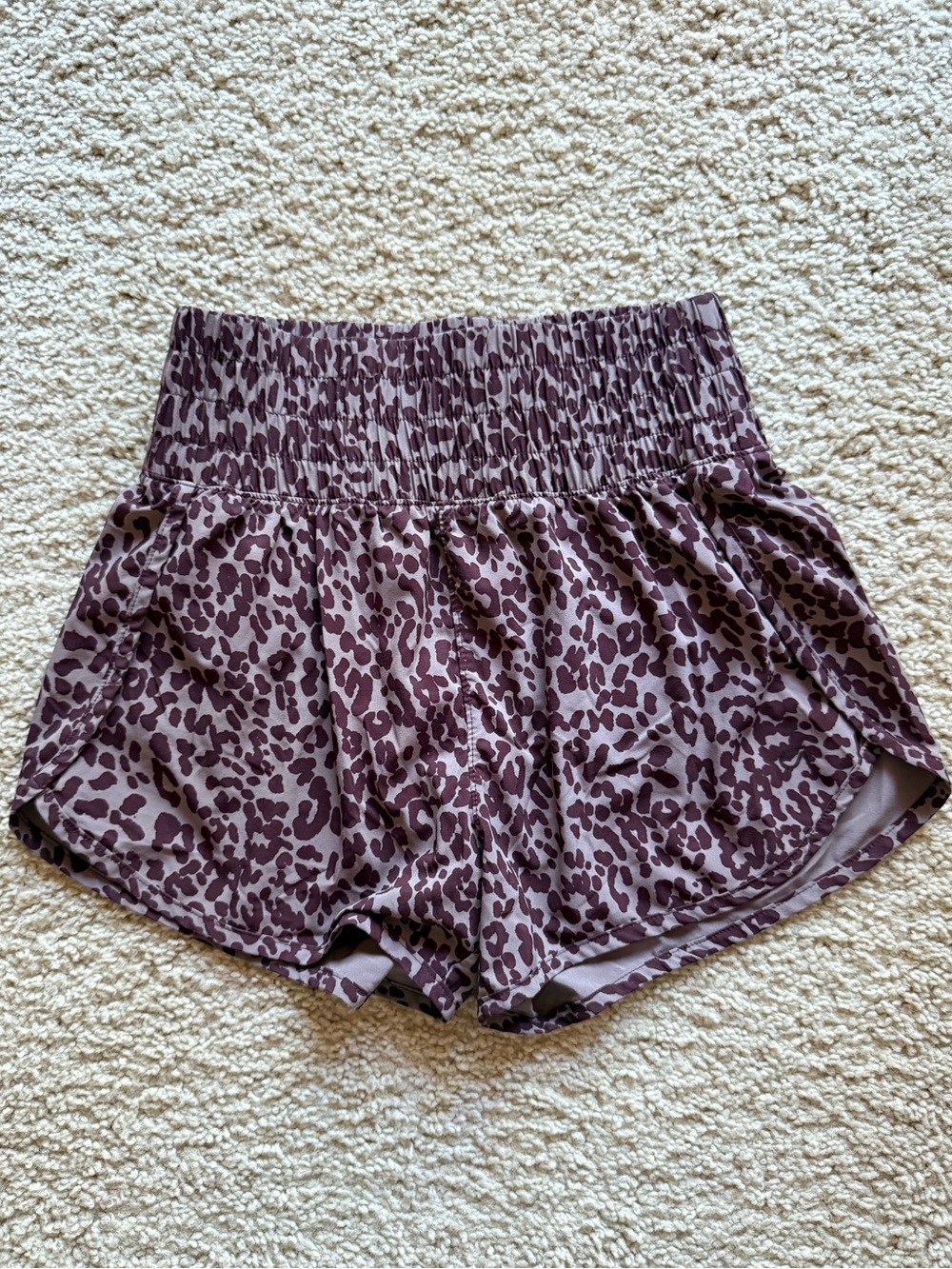 GAP Brown and Black Athletic Shorts Moisture-Wicking Elastic Waistband